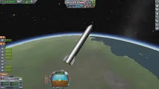 KSP - SpaceX starship - de orbit 2 - no forward flap control - pt80 - ps5