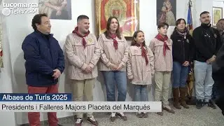 Vídeo: Albaes Falles Turís 2025. Presidents i Falleres Majors Falla Placeta del Marqués