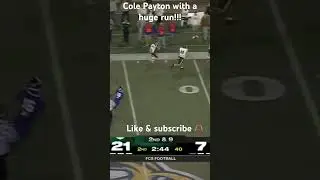 N Dakota states Cole Payton with a huge run!