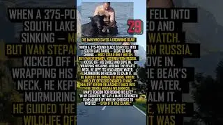 THE MAN WHO SAVED A DROWNING BEAR 🐻💪