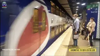 Double Decker Train | RER D In Paris | Villeneuve-Saint- Georges | france  Railway