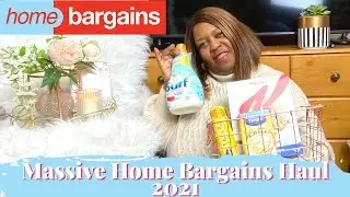 MASSIVE HOME BARGAINS HAUL 2021 | Essential Shop and Bargains for the Home