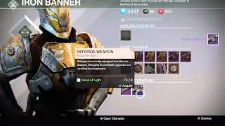 Destiny IRON BANNER RETURNS! Rewards tips 30% reputation boost