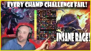 SoloRenektonOnly NEW YOUTUBE CHALLENGE FAIL! Playing every champ! TILT+RAGE with WARWICK TOP