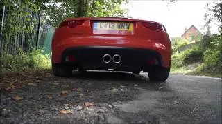 Jaguar F-Type V6 Active Exhaust On & Off