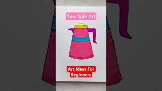 Hard Art Ideas 💡🫣for kids #kids #kidsart #kidsvideos #drawingforkids #shorts #shortsfeeds