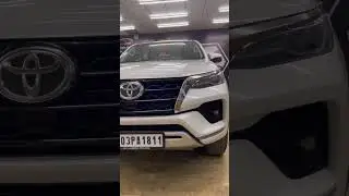 TOYOTA FORTUNER 10 H ceramic coating at @Creation_car_care