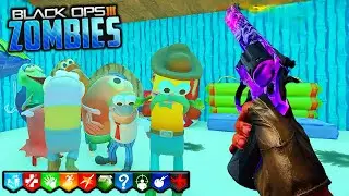 SPONGEBOB CUSTOM ZOMBIES MAPS!!! | Call Of Duty Black Ops 3 Custom Zombies Bikini Bottom + More!!!