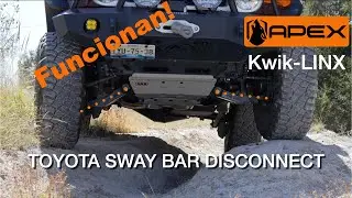 Toyota FJ Cruiser: Prueba de campo del Apex kwik LINX   (sway bar disconnect)