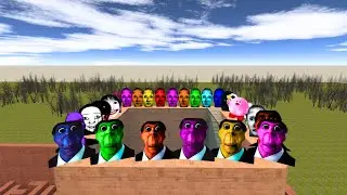 ULTIMATE NEXTBOTS CHAOS 😱 | Colourful Selenes & Nico&rsquo;s Nextbots | GMod Big Maze | PlayZone