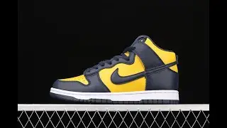 SB Dunk High SP Michigan Varsity Maize Midnight Navy CZ8149 700