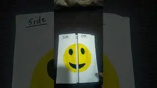 side inside  emoji craft 😄😄💜💜💜 #short    #Raginiartandcraft