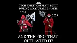 tech priest cosplay and omnissiah axe build pt:1 the costume i built during a natural disaster