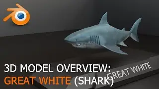 Great White Shark - Render Preview
