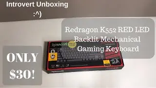 Redragon K552 Unboxing and gameplay - Best Mechanical Keyboard 2019 - ($30 range)