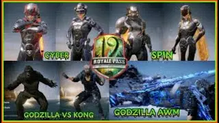 GODZILLA VS KONG OUTFITS | GODZILLA AWM UPGRADE |KONG M416 | 4 CYBER HERO'S SET |CYBER MONKEY SET