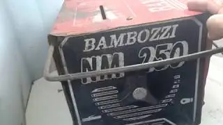 Dica de modificação na Bambozzi NM 250 turbo para soldar com eletrodo E 7018