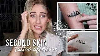 Healing my TATTOO using HYDRO FILM (second skin) part 1