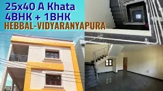 4bhk+1bhk Independent Home For Sale in Hebbal Bangalore North