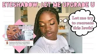TRYING TO RECREATE MAYA GALORE&rsquo;S EYESHADOW LOOK! | Failed it or nailed it?