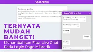 CARA PASANG FITUR LIVE CHAT DI LOGIN PAGE MIKROTIK