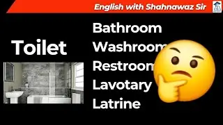 Toilet के लिए कितने words जानते हैं आप?#education #learnanewwordtoday#motivation 
