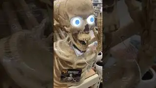 Awesome animated skeleton GROUND BREAKER @biglots . #skeleton #halloween #toys #decoration #shorts