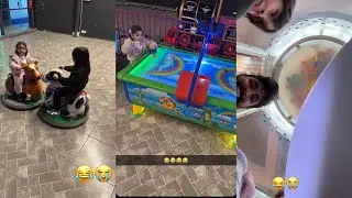 سنابات عبدالله العنزي| الملاهي مع دينا وري 🥹