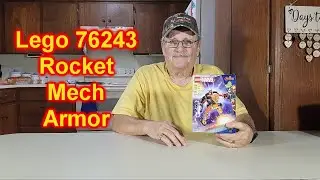 LEGO 76243 Marvel Rocket Mech Armour Superhero Action Figure Speed Build