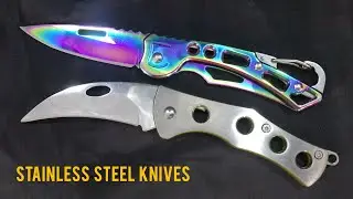 Unwrapped: S04E46 | Stainless Steel Knives | Raptor Claw Style Fancy Metallic Blades | for Unboxings