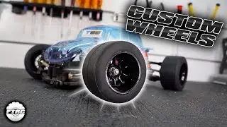 Making Custom RC Formula 1 Wheels for 1/16 Street Basher Build!!