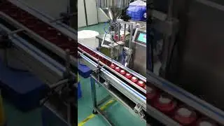 High speed single head cream jar filling machine