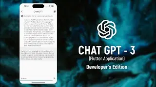 Build Your Own AI Chatbot with Flutter | ChatGPT Application