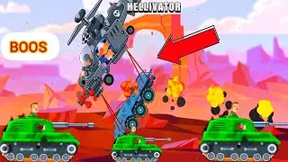 Hills of Steel Game Normal Tank And Boss Fight Steel Battle Gameplay 