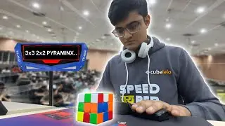 День из жизни спидкубера на соревнованиях WCA 🇮🇳 | #VLOG3
