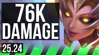 ZYRA vs LEE SIN (JGL) | 76K damage | KR Grandmaster | 25.24