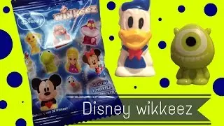 DISNEY wikkeez Surprise Blind Bags (Monster University, Donald, Alice in Wonderland) Pack openings 2