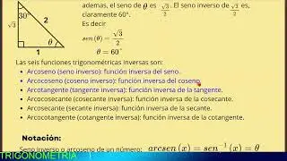 2   Funciones trigonométricas inversas
