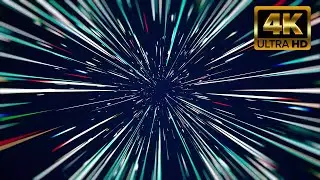Hyperspace Tunnel Background Loop 01 | Royalty Free Hypnotic Hyperspace Tunnel Animation