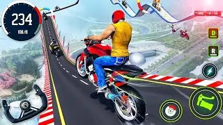 Super Bike Racing Game Simulator 3D - Extreme Mega Ramp Bike Stunt Racer - Android GamePlay #3