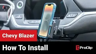 Chevy Blazer - How-To Install Angled Dash Mount (855951)