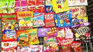 A Lot Of Candy 2018 NEW #93 ASMR / АСМР Покупка Snickers M&M's Skittles Haribo KitKat Twix
