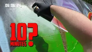 10 minute Graffiti challenge | uncut