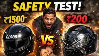 Helmet test 200 vs 500 vs 900 | Fukra Engineer #mrindeanhacker #crazyxyz #experiment