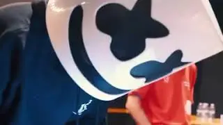 Marshmello making a beats