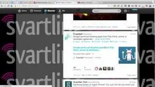 This is how using the Twitter Discover Tab instead of Google Reader