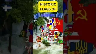 historic flags of EUROPE 🇪🇺 #mapping #geography #europe #
