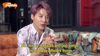 Xia Junsu talks about drawing from life experiences to write songs