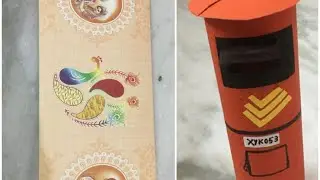 How to make post box, letter box# post box project for kids# paper crafts# shorts# Youtubeshorts#