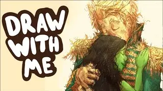 DRAW WITH ME 💚 Wicked for good🌾